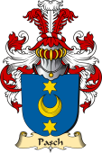 v.23 Coat of Family Arms from Germany for Pasch