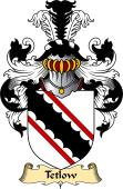English Coat of Arms (v.23) for the family Tetlow