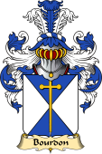 French Family Coat of Arms (v.23) for Bourdon