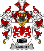 Irish Family Coat of Arms (v.25b) Flaherty or O'Flaherty
