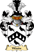 English Coat of Arms (v.23) for the family Woods