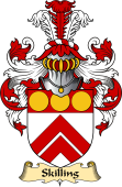 English Coat of Arms (v.23) for the family Skilling