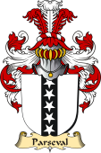v.23 Coat of Family Arms from Germany for Parseval