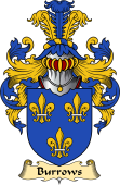 English Coat of Arms (v.23) for the family Burrows