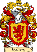 English or Welsh Family Coat of Arms (v.23) for Mallory