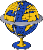Globe Terrestrial on Pedestal
