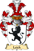 v.23 Coat of Family Arms from Germany for Leick