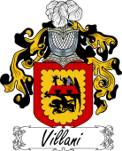 Araldica Italiana Coat of arms used by the Italian family Villani