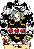 English or Welsh Family Coat of Arms (v.23) for Parke