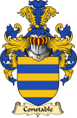 English Coat of Arms (v.23) for the family Constable