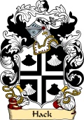 English or Welsh Family Coat of Arms (v.23) for Hack (Essex)