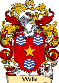 English or Welsh Family Coat of Arms (v.23) for Wells