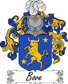 Araldica Italiana Coat of arms used by the Italian family Bove