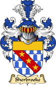 English Coat of Arms (v.23) for the family Sherbrooke