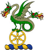 Family crest from Ireland for Somerville (Cork)