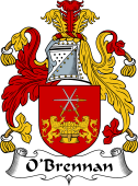 Irish Coat of Arms for O'Brennan (Ossory)