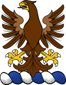 Family crest from Scotland for Sandilands (Baron Torphichen)
