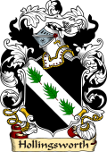 English or Welsh Family Coat of Arms (v.23) for Hollingsworth (Cheshire and Leicestershire)
