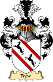 English Coat of Arms (v.23) for the family Trew