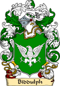 English or Welsh Family Coat of Arms (v.23) for Biddulph (East Greenwich, Kent)