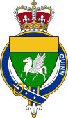 Families of Britain Coat of Arms Badge for: Quinn (Ireland)