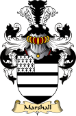 English Coat of Arms (v.23) for the family Marshall II