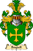 English Coat of Arms (v.23) for the family Boydell