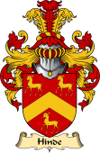 English Coat of Arms (v.23) for the family Hind (e)