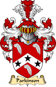 English Coat of Arms (v.23) for the family Parkinson