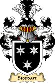 English Coat of Arms (v.23) for the family Stoddart