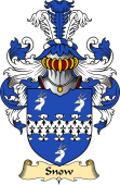 English Coat of Arms (v.23) for the family Snow