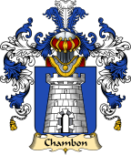 French Family Coat of Arms (v.25) Chambon