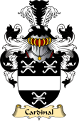 English Coat of Arms (v.23) for the family Cardinal (l)
