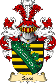 v.23 Coat of Family Arms from Germany for Saxe