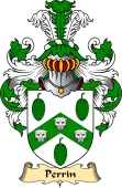 English Coat of Arms (v.23) for the family Perrin