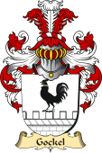 v.23 Coat of Family Arms from Germany for Gockel