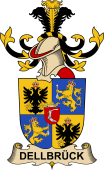 Republic of Austria Coat of Arms for Dellbrück de Dewald