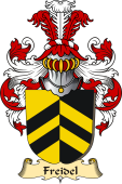 v.23 Coat of Family Arms from Germany for Freidel
