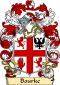 English or Welsh Family Coat of Arms (v.23) for Bourke