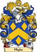 English or Welsh Family Coat of Arms (v.23) for Hyde