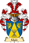 v.23 Coat of Family Arms from Germany for Matz
