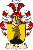 v.23 Coat of Family Arms from Germany for Peer