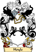 English or Welsh Family Coat of Arms (v.23) for Hoyle (Ref Berry)