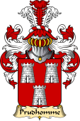 French Family Coat of Arms (v.23) for Prudhomme