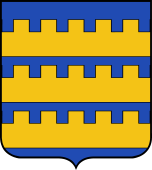 French Family Shield for Bataille