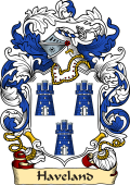 English or Welsh Family Coat of Arms (v.23) for Haveland (Tewkesbury, Gloucestershire)