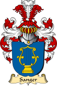 v.23 Coat of Family Arms from Germany for Sanger