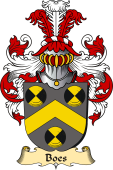 v.23 Coat of Family Arms from Germany for Boes