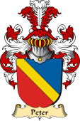 v.23 Coat of Family Arms from Germany for Peter