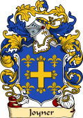English or Welsh Family Coat of Arms (v.23) for Joyner (Ref Berry)